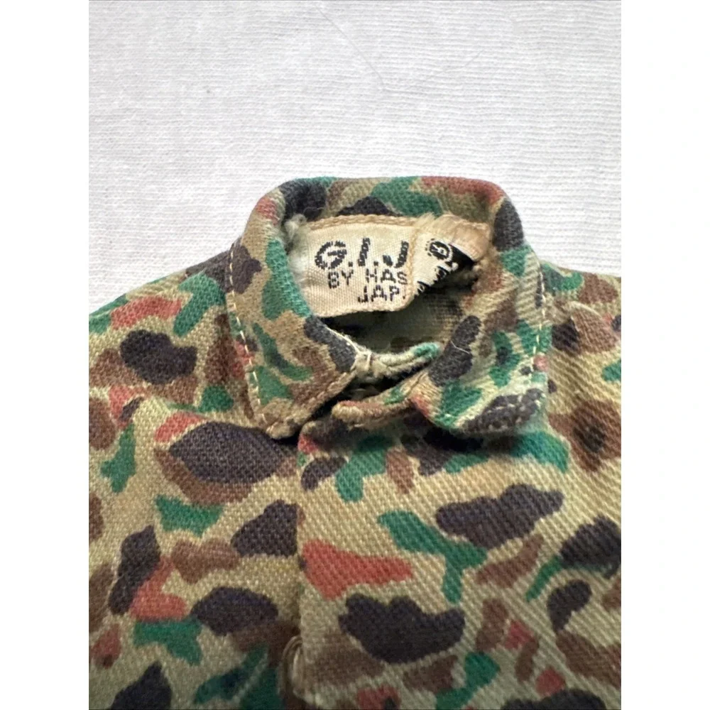 Vintage 1960's GI Joe Action Soldier Camouflage Uniform  Shirt Fatigues Japan